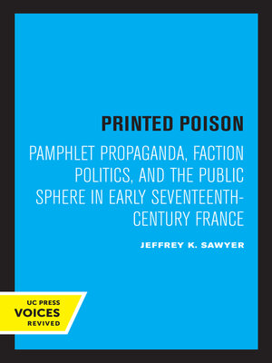 cover image of Printed Poison